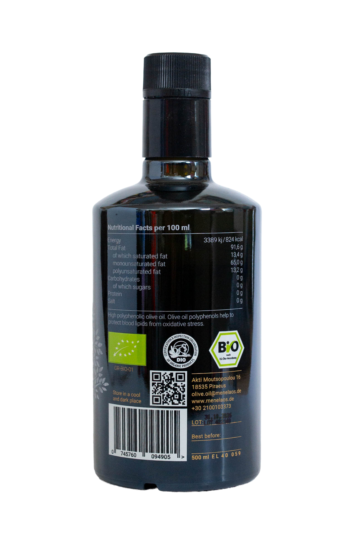 Menelaos Olivenöl | Flasche 500ml