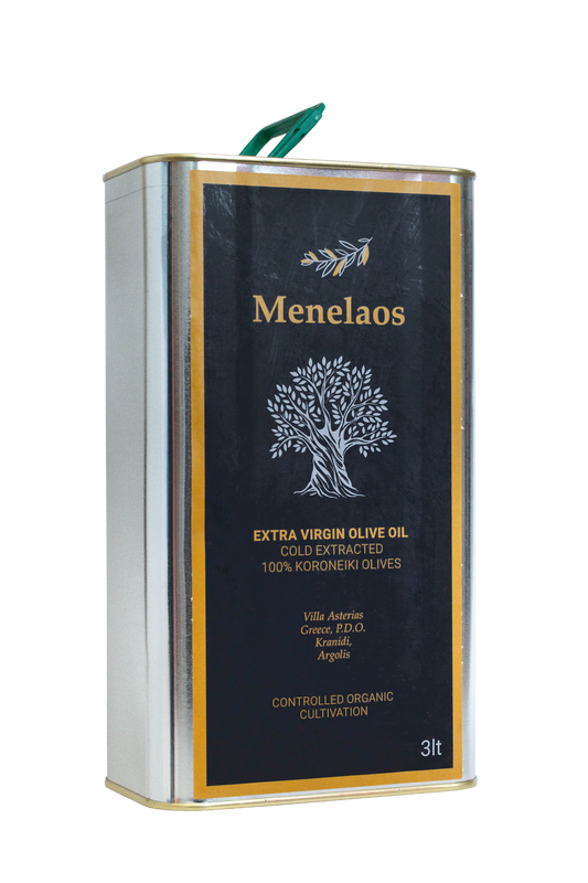 Menelaos Ultra Premium Bio-Olivenöl | Kanister 3L
